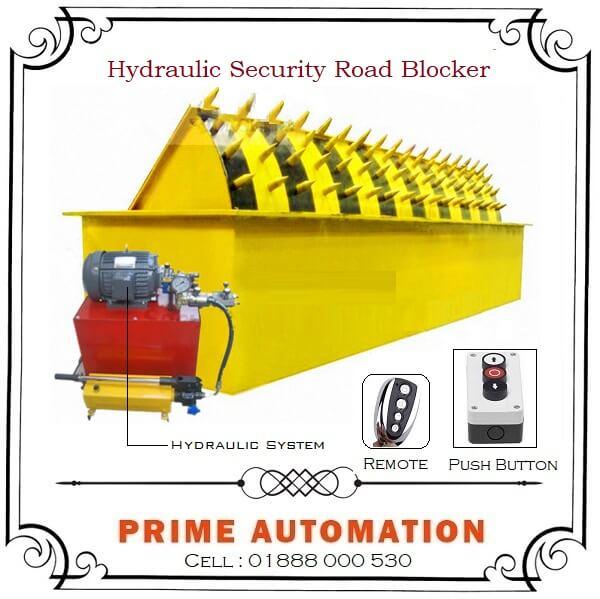 Automatic Hydraulic Road Blocker Barrier System In Bangladesh