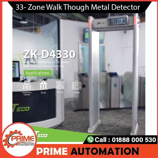 33- Zone Walk Though Metal Detector- ZKTeco-D4330-02