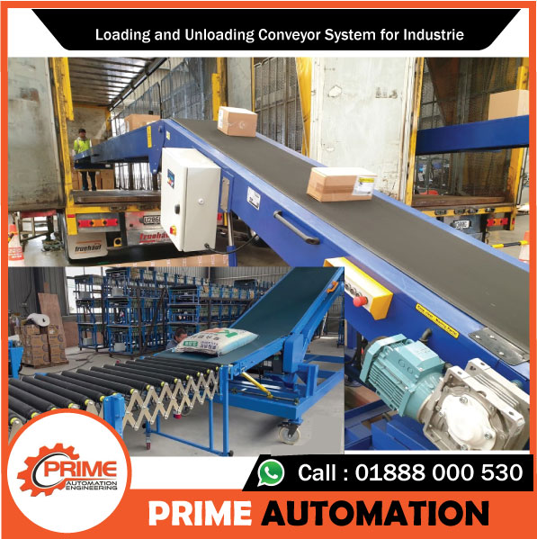 50KG-Bag-Loading-and-Unloading-Conveyor-System-for-warehouse
